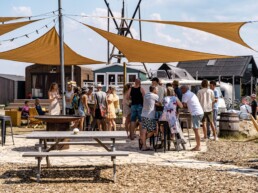 Basecamp Ijmuiden event aan het strand